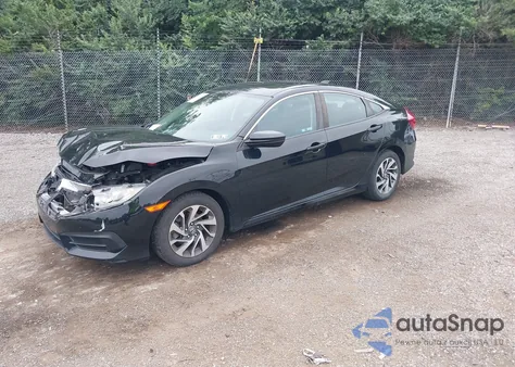 2018 Honda Civic Ex из США, поврежденный, VIN 2HGFC2F76JH577499